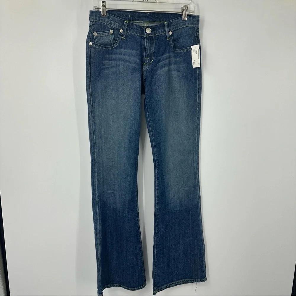 Rock & Republic Rhinestone Boot Cut Jeans Embroidered Embellished Womens 29 - Picture 1 of 7